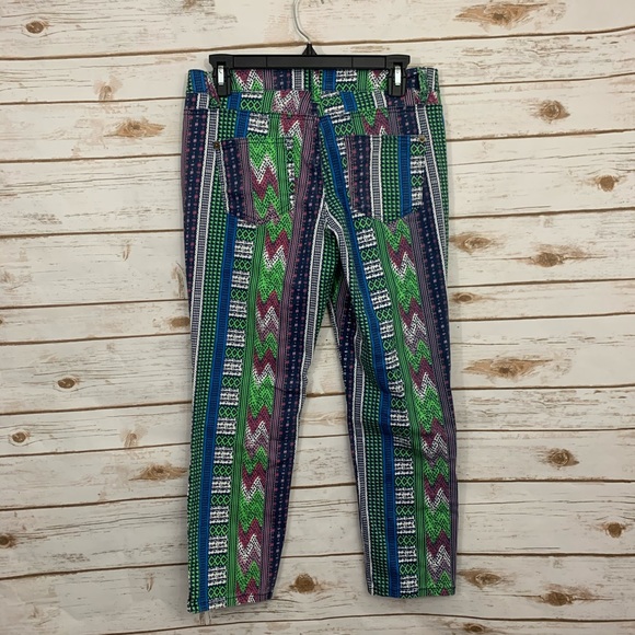 ModCloth Daytime Dash Geo Jam Cropped Pants - Picture 3 of 8